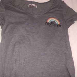 hollister v neck tee